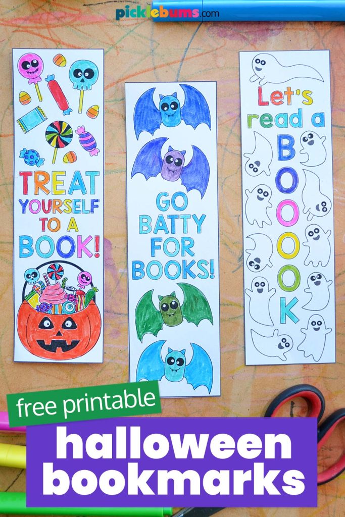 Free Printable Halloween Bookmarks