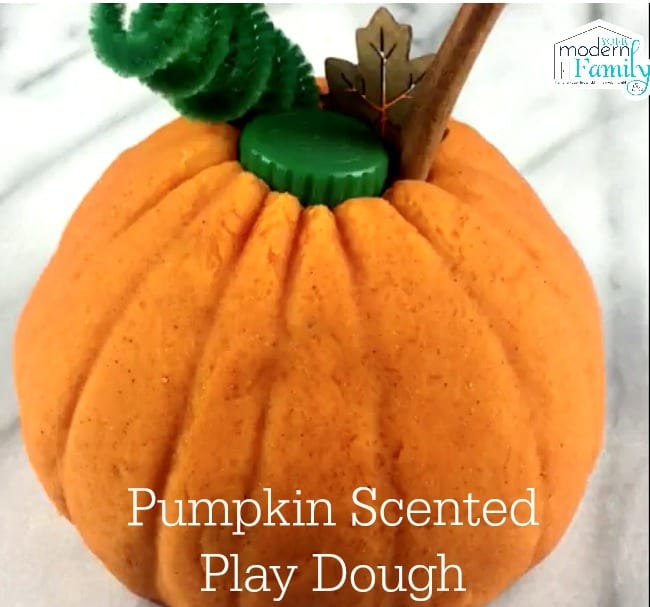 Pumpkin Pie Play-Dough Recipe (Makes the house smell amazing!) - Your Modern Family