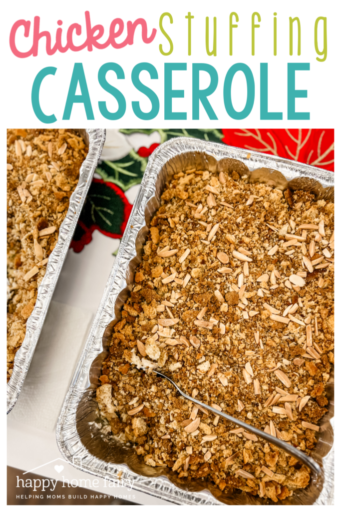 Recipe - Chicken Stuffing Casserole - Happy Home Fairy