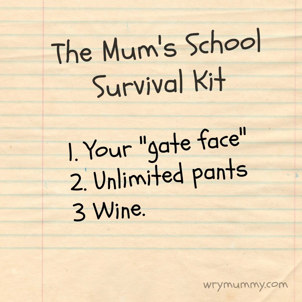 The Mum's School Survival Kit - Wry Mummy