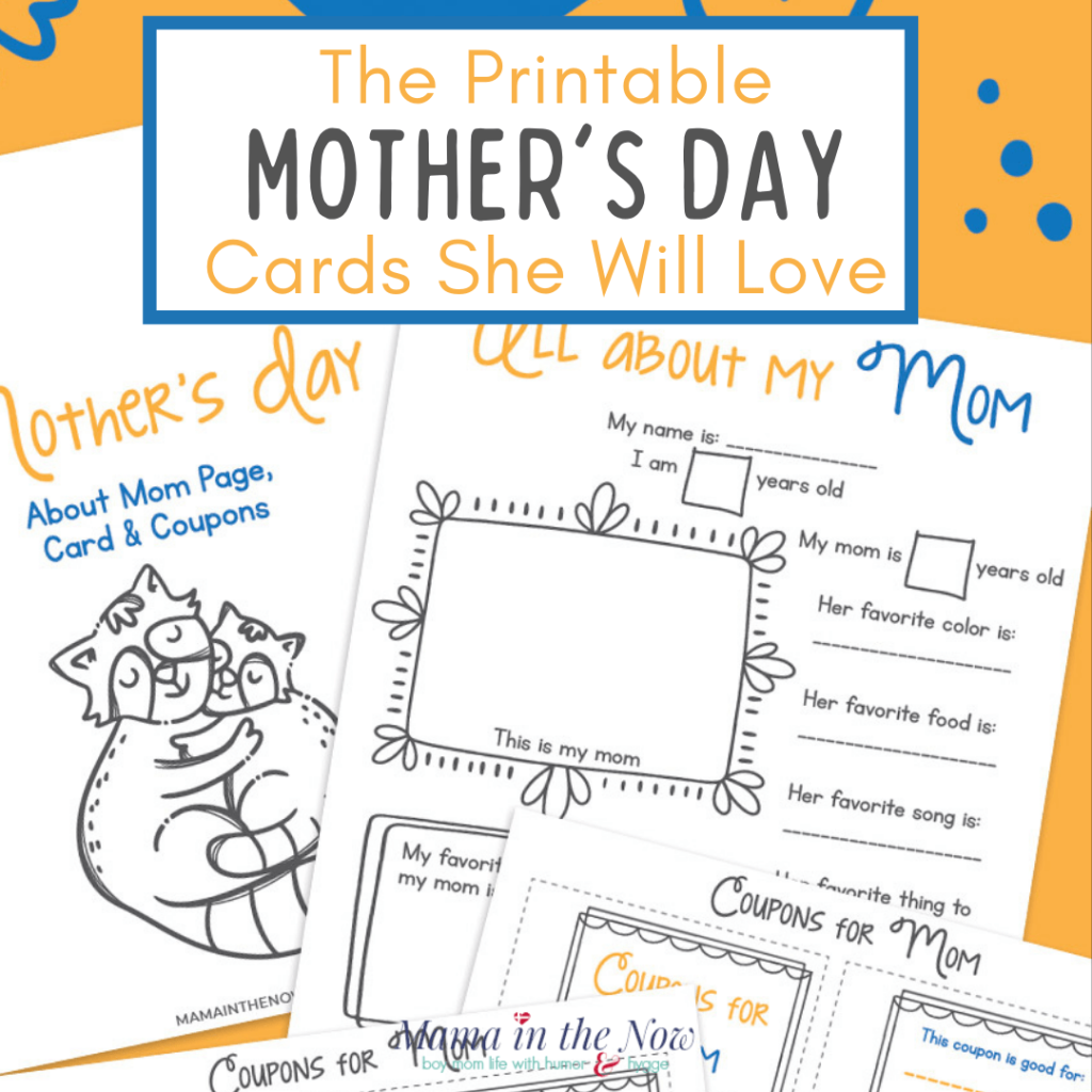 The Printable Mother's Day Cards She Will Love