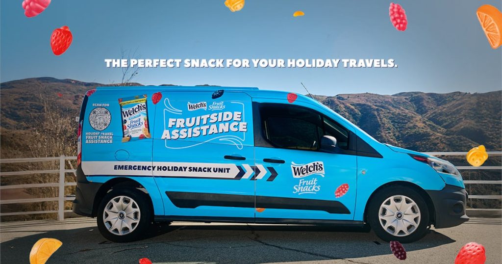 This Welch’s Fruit Snacks Stunt Is Going To Make Your Holiday Road Trip So Much Sweeter