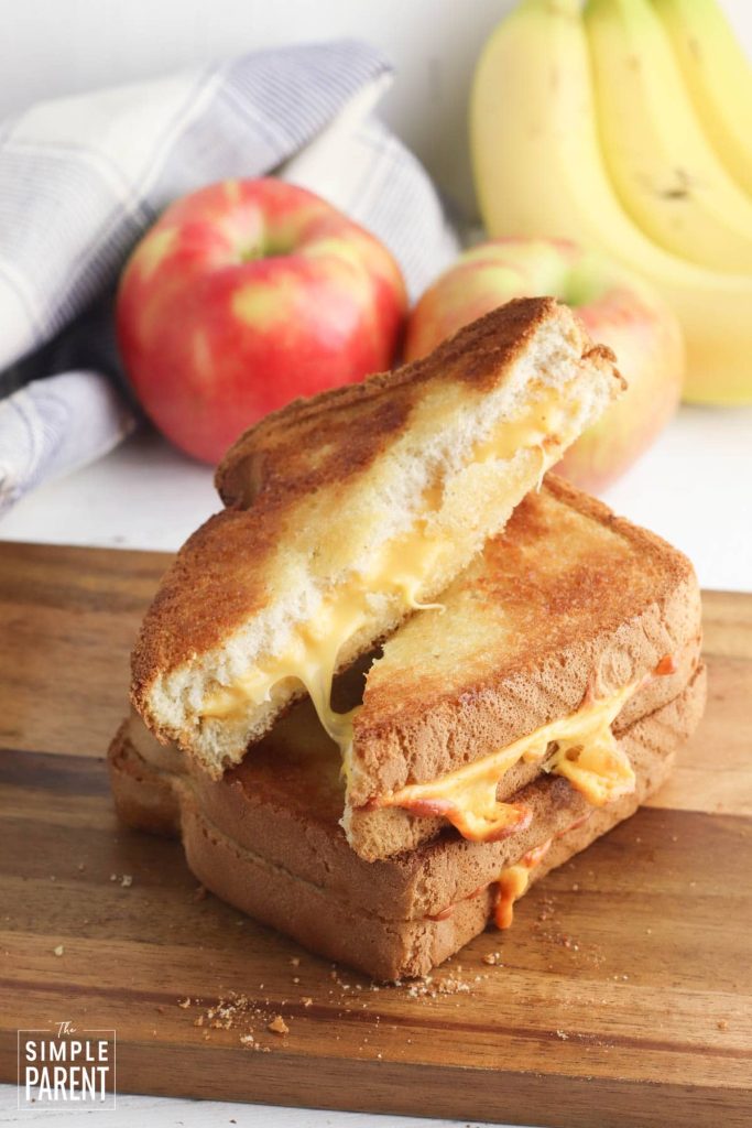 Air Fryer Grilled Cheese Sandwich (Easy Lunch or Dinner Recipe)