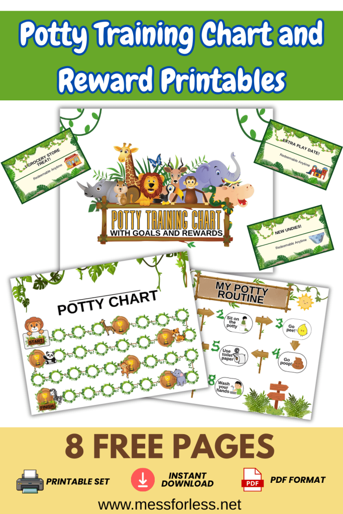 Potty Training Chart Printables